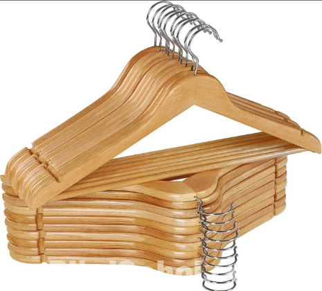 10 pieces wooden hanger